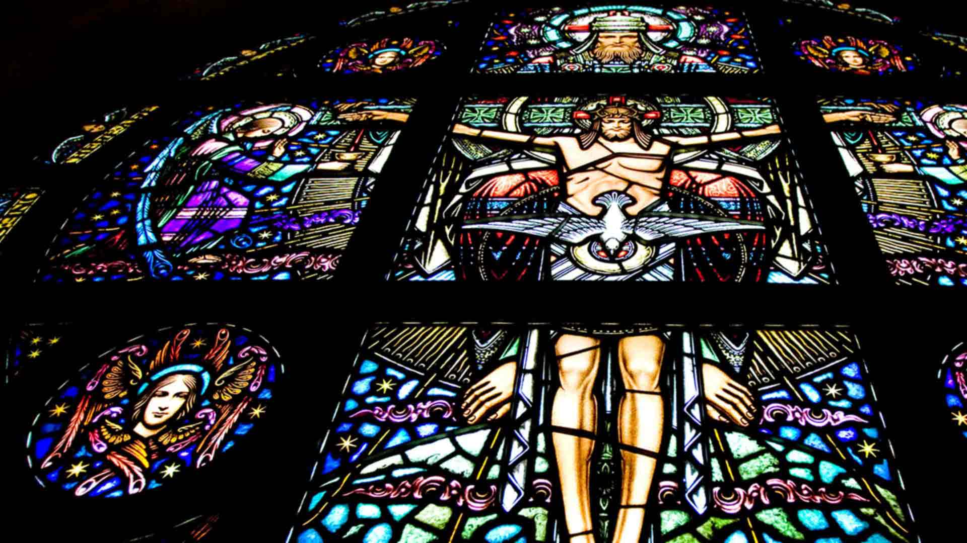 Stained glass panels